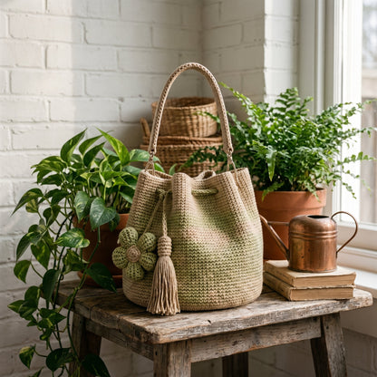Crochet Flower Bag