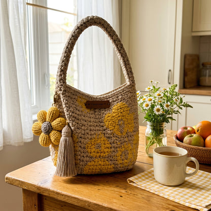 Crochet Flower Bag